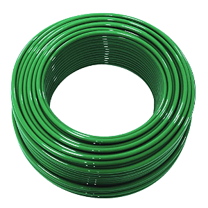 Correia Polycord Redonda Verde PU Corrugada 12mm - 40 Metros