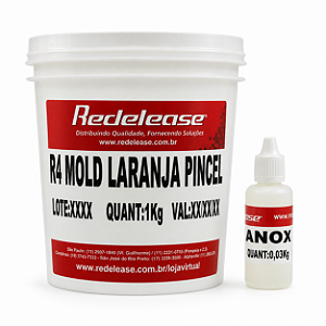 Gel Molde Iso Laranja com Catalisador - 1,03 kg