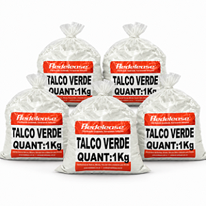 Talco Industrial Verde Carga Mineral - 5 kg