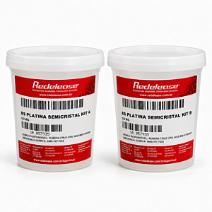 Borracha de Silicone Platina Semi Cristal para Moldes Alimentícios e Artefatos Atóxicos - 1 kg