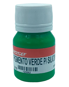 Pigmento Verde para Borracha de Silicone (20 g)