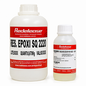 Resina Epóxi 2220 Flexível com Proteção UV - 1,43 kg