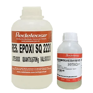 Resina 2220 Epoxi Flexível Com Proteção UV Com Endurecedor (1,430 Kg)