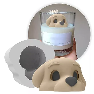 Molde de Silicone Cachorro Escondido