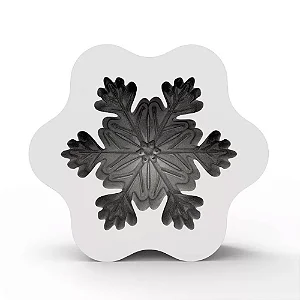 Molde de Silicone Floco de Neve
