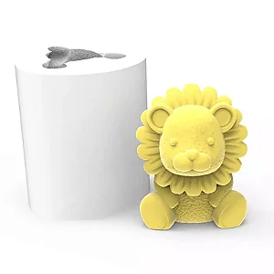 Molde de Silicone Leão Sentado