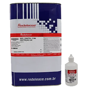 Resina Cristal com Proteção UV Com Catalisador (5,100 Kg)