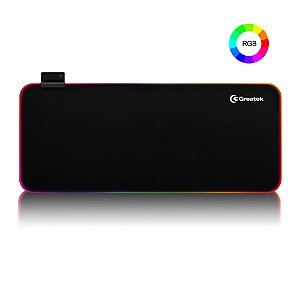 Mouse Pad Gamer RGB grande 80x30 cm Greatek