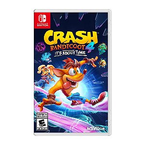 Jogo Crash Bandicoot 4: Its About Time - Nintendo Switch