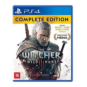 Jogo The Witcher 3 Wild Hunt Complete Edition - Ps4 (Seminovo)
