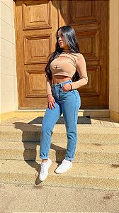 Calça Jeans Mom