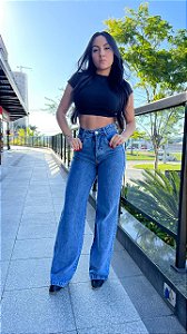Calça Jeans Wide Leg