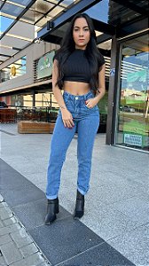 Calça jeans Mom