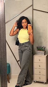 Calça Jeans Wide Leg