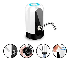 Bomba Bebedouro Elétrico Automático P/ Galão Carregamento Usb