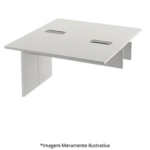 Plataforma Dupla Continuação Pé Painel Olímpia 25MM 120Lx120Px73A BR/BR (6v) 604108