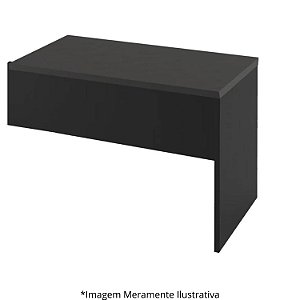 Mesa Auxiliar Dinâmica Pé Painel Olímpia 25MM 90Lx45Px73A PT/PT (1v) 604310