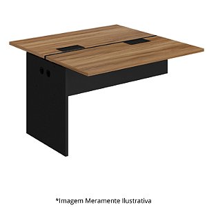 Plataforma Dupla Continuação Pé Painel Olímpia 25MM 120Lx120Px73A MLG/PT ( 6v) 604609