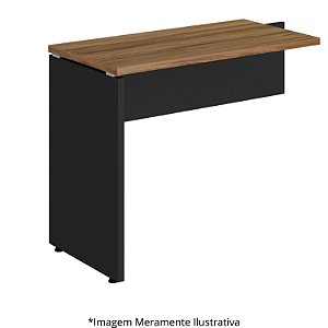 Mesa Auxiliar Dinâmica Pé Painel Olímpia 25MM 90Lx45Px73A MLG/PT (1v) 604606