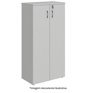 Armário Alto 80x42x160 Branco - Sparta 605101