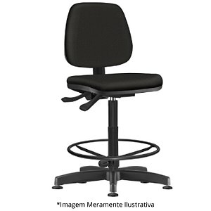 Cadeira Fixa Work Base Caixa S/ Braço Mecanismo Backsystem Ass/Enc CEC PT 402003