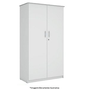 Armário Alto 3 Prateleiras 77x40x159 Cinza - Prática 650507