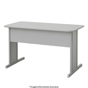 Mesa Secretária Prática Pé Metálico 15MM 121,5Lx61,5Px75A CZ 650511
