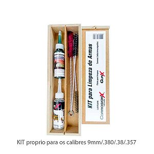 Kit De Limpeza P/ Armas 9mm/.380/.38/.357 Corrosion X