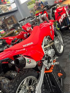 ESCAPAMENTO TUSCANY RACING THE BIGGEST P/ CRF 300F | AÇO INOX 304 E ALUMÍNIO