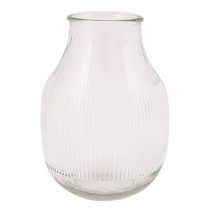 Vaso Vidro Riscado - Rose Camp
