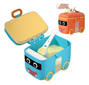 Porta Leite Em Pó Bebê Passeio Viagem Dosador Nivelador