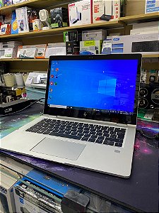 VITRINE Notebook HP Elitebook X360 1030 G2 13,3", Windows, Intel Core i5 2,6 GHz, 8 GB RAM, SSD 256 GB, prata