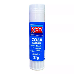 Cola Bastão 21g Multiuso Desliza Fácil - Kaz