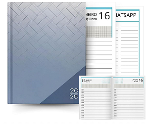 Agenda Executiva Costurada Brochura Capa Dura Diversas Cores