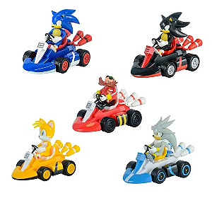 Carrinho De Fricção Kart Sonic the Hedgehog Figure Game