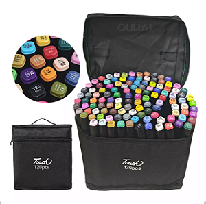 120 peças Caneta Marcadora De Ponta Dupla Conjunto De Canetas De Aquarela Especial