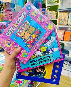 Livro de Colorir Fenomeno do TikTok Capa Dura Espiral