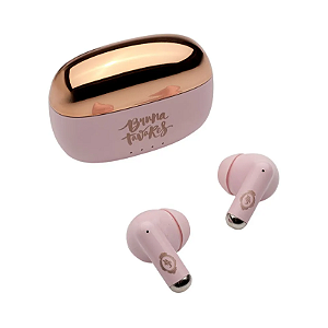 Fone Sem Fio Bruna Tavares Earbuds Case Carregador Bluetooth 5.3 - Letron