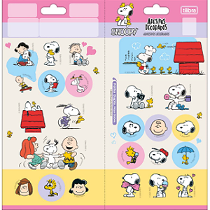 Adesivo Decorado Duplo Snoopy - Tilibra
