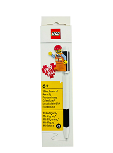 Caneta Gel Preta 1 Un c/ Mini Figura Lego - Jandaia