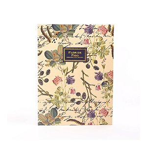 Caderno Brochura Costurado Sem Mola Grande Capa Dura (Linha Flor de Figo). Animativa