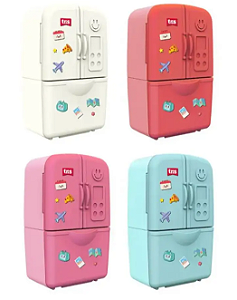 Apontador Duplo Com Depósito + Borracha Frost