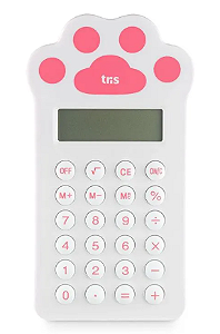 Calculadora de Bolso Holic Pets Tris 8 Dígitos Patinha