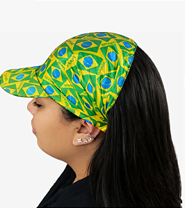 Boné Bandana do Brasil com Viseira – Proteção UV e Ajuste Confortável