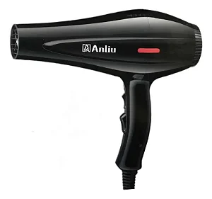 ANLIU Secador Profissional Anliu Yl-9985 Cor Preto 220V Duas opções indicado para uso doméstico e barbearia