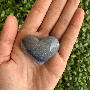 Coração de Quartzo Azul - Harmonia e Paz