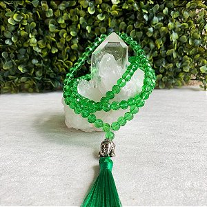 Japamala de Cristal 108 Contas - Verde