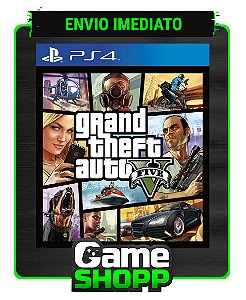 Gta 5 - Grand Theft Auto V - Ps4 Digital - Edição Padrão