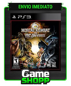 Mortal Kombat Vs Dc Universe - Ps3 - Midia Digital