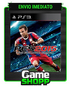 Pes 2015 - Pro Evolution Soccer 15 - Ps3 - Midia Digital